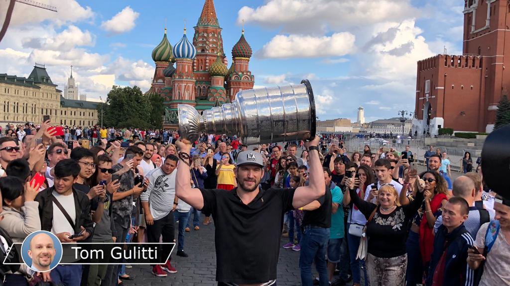 Ovechkin Tanley Cup kom till Röda torget